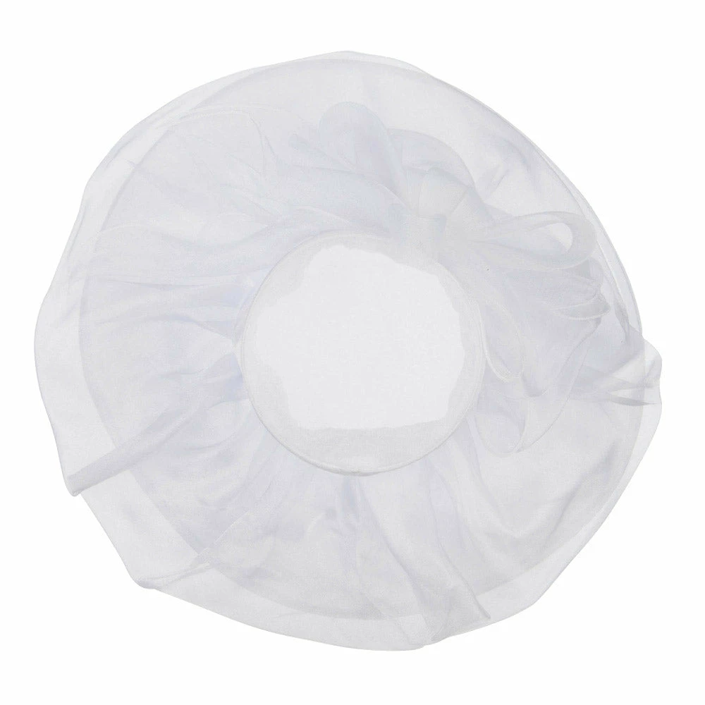 Something Special Horsehair Bow Layered Brim Organza Hat 22 Something Special Horsehair Bow Layered Brim Organza Hat - Image 20