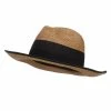 Hatiya Wide Brim Paper Braid Panama Hat 2 Hatiya Wide Brim Paper Braid Panama Hat -Adams Shop hi001cf black 1