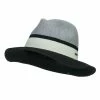 Hatiya Jersey Fabric Floppy Brim Panama Hat 2 Hatiya Jersey Fabric Floppy Brim Panama Hat -Adams Shop hi001mf ivory 1