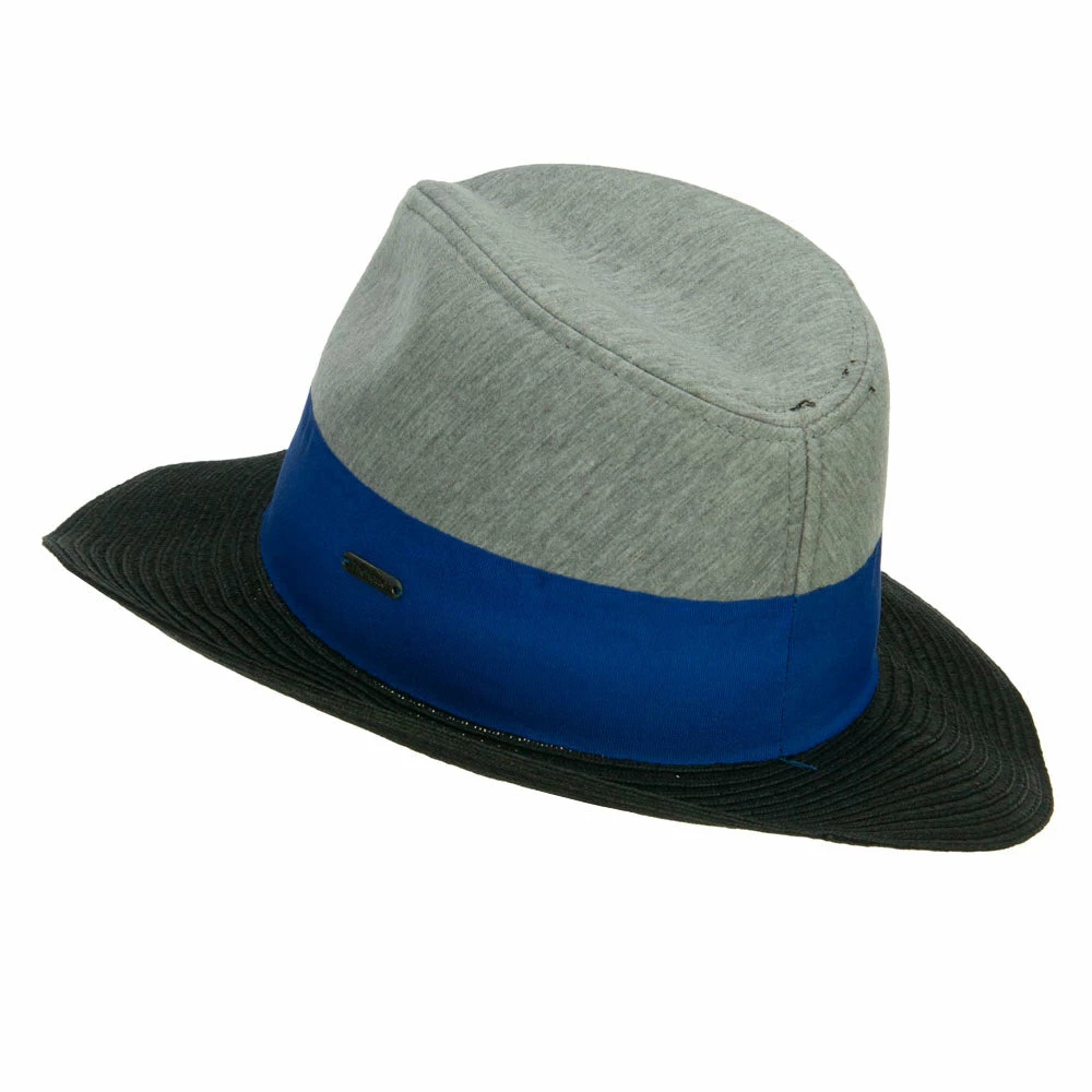 Hatiya Jersey Fabric Floppy Brim Panama Hat 9 Hatiya Jersey Fabric Floppy Brim Panama Hat - Image 7