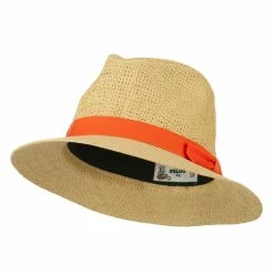 Hatiya Panama Hat With Color Band