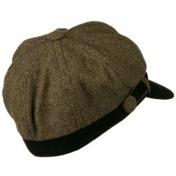 Something Special Wool Blend Herringbone Newsboy Cap 28 Something Special Wool Blend Herringbone Newsboy Cap -Adams Shop hn001nb 3