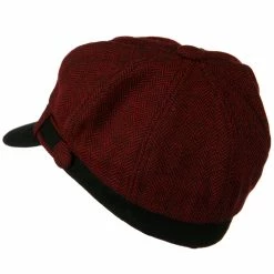 Something Special Wool Blend Herringbone Newsboy Cap 45 Something Special Wool Blend Herringbone Newsboy Cap -Adams Shop hn002nb 2 1