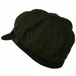 Something Special Wool Blend Herringbone Newsboy Cap 35 Something Special Wool Blend Herringbone Newsboy Cap -Adams Shop hn003nb 2 1
