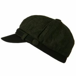 Something Special Wool Blend Herringbone Newsboy Cap 33 Something Special Wool Blend Herringbone Newsboy Cap -Adams Shop hn003nb 5 1