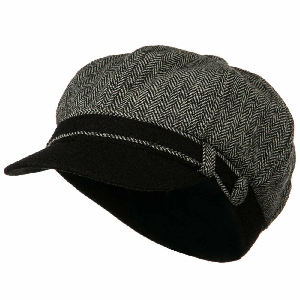 Something Special Wool Blend Herringbone Newsboy Cap 23 Something Special Wool Blend Herringbone Newsboy Cap - Image 21