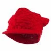 Rasta World Honey Beanies Visor -Adams Shop ho002cs red 1