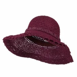 Something Special Handmade Crocheted Roll Up Hat 35 Something Special Handmade Crocheted Roll Up Hat -Adams Shop hr001ru berry 4