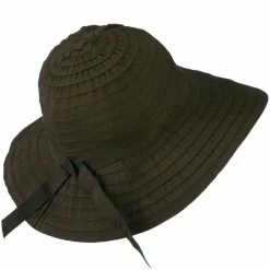 Jeanne Simmons Women's Bucket Shaped Hat With Ribbon -Adams Shop hr002cr 3