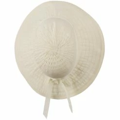Jeanne Simmons Women's Bucket Shaped Hat With Ribbon -Adams Shop hr003cr 5