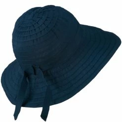 Jeanne Simmons Women's Bucket Shaped Hat With Ribbon -Adams Shop hr004cr 3