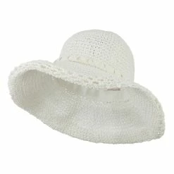 Something Special Handmade Crocheted Roll Up Hat 27 Something Special Handmade Crocheted Roll Up Hat -Adams Shop hr004ru white 1