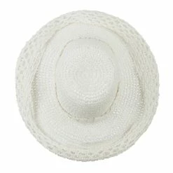Something Special Handmade Crocheted Roll Up Hat 31 Something Special Handmade Crocheted Roll Up Hat -Adams Shop hr004ru white 5