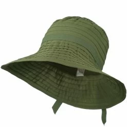 Jeanne Simmons Women's Bucket Shaped Hat With Ribbon -Adams Shop hr005cr 1