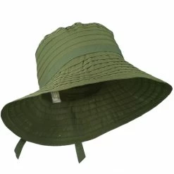 Jeanne Simmons Women's Bucket Shaped Hat With Ribbon -Adams Shop hr005cr 4