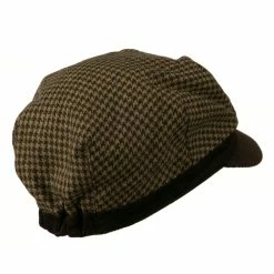 Jeanne Simmons Libby Houndstooth Cabbie Cap -Adams Shop hs002cb 3