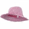 Jeanne Simmons Girl's Toyo Hat With Criss Cross Open Weave Design -Adams Shop ht001cr 1 1