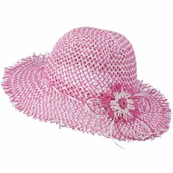 Jeanne Simmons Girl's Toyo Hat With Criss Cross Open Weave Design 11 Jeanne Simmons Girl's Toyo Hat With Criss Cross Open Weave Design -Adams Shop ht001cr 2