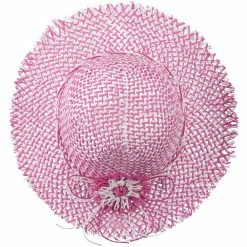 Jeanne Simmons Girl's Toyo Hat With Criss Cross Open Weave Design 9 Jeanne Simmons Girl's Toyo Hat With Criss Cross Open Weave Design -Adams Shop ht001cr 5