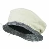 Jeanne Simmons Woman's Tweed Bucket Hat 2 Jeanne Simmons Woman's Tweed Bucket Hat -Adams Shop ht002bh cream black 1 1