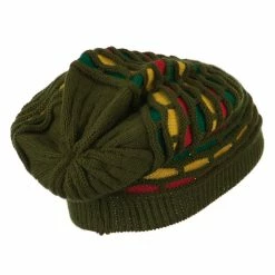 Rasta World New Rasta Honey Deep Beanie 24 Rasta World New Rasta Honey Deep Beanie -Adams Shop hy002bd olive 3