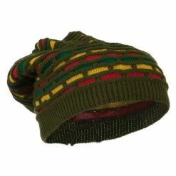 Rasta World New Rasta Honey Deep Beanie 25 Rasta World New Rasta Honey Deep Beanie -Adams Shop hy002bd olive 4