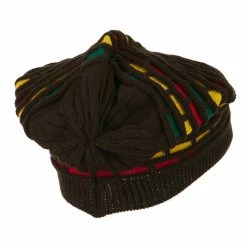 Rasta World New Rasta Honey Deep Beanie 34 Rasta World New Rasta Honey Deep Beanie -Adams Shop hy003bd brown 3