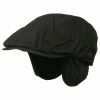 MG Fleece Earflap Ivy Cap -Adams Shop ic001dv black 1