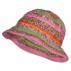 Jeanne Simmons Girl's Calico Striped Bucket Hat