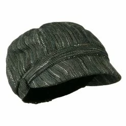 Jeanne Simmons Jimi-Wool Blend Cabbie With Button Band Detail -Adams Shop jb002cb 4