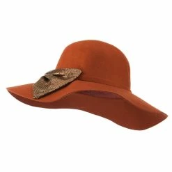 Something Special Wool Felt Wide Brim With Big Sequin Bow Hat 33 Something Special Wool Felt Wide Brim With Big Sequin Bow Hat -Adams Shop jo003fp pecan 2