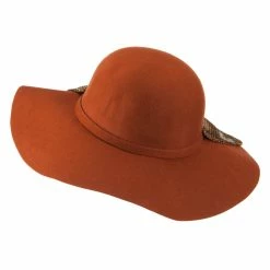 Something Special Wool Felt Wide Brim With Big Sequin Bow Hat 34 Something Special Wool Felt Wide Brim With Big Sequin Bow Hat -Adams Shop jo003fp pecan 3