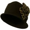 Jeanne Simmons Ladies Flower Fleece Crushable Bucket Hat -Adams Shop js001bh 1
