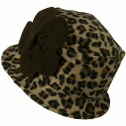 Jeanne Simmons Ladies Flower Fleece Crushable Bucket Hat -Adams Shop js002bh 2