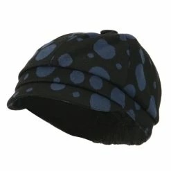 Jeanne Simmons Girl's Polka Dots Elastic Cabby Cap