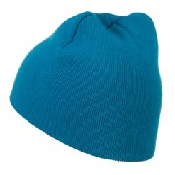 MG 8 Inch Knitted Short Beanie -Adams Shop kb014bs aqua 3