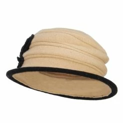 Jeanne Simmons Women's Flower Boiled Wool Bucket Hat