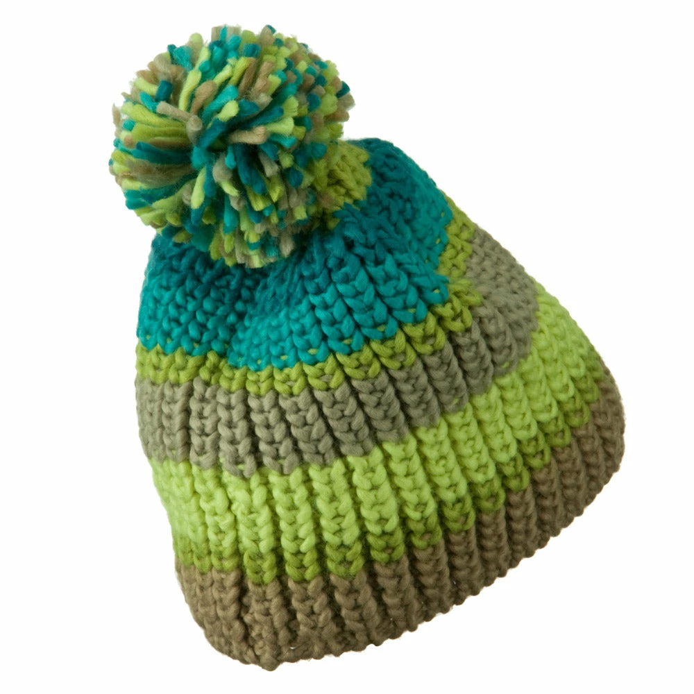 Jeanne Simmons Colorful Knitted Pom Pom Beanie Cap 10 Jeanne Simmons Colorful Knitted Pom Pom Beanie Cap - Image 8