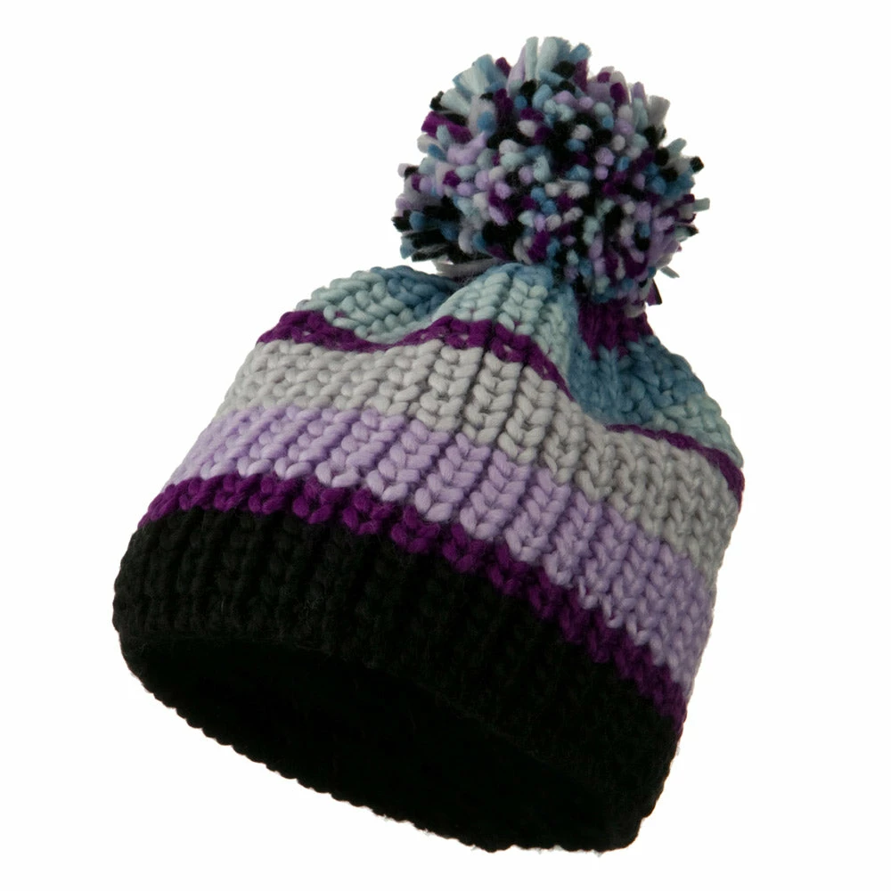 Jeanne Simmons Colorful Knitted Pom Pom Beanie Cap 13 Jeanne Simmons Colorful Knitted Pom Pom Beanie Cap - Image 11