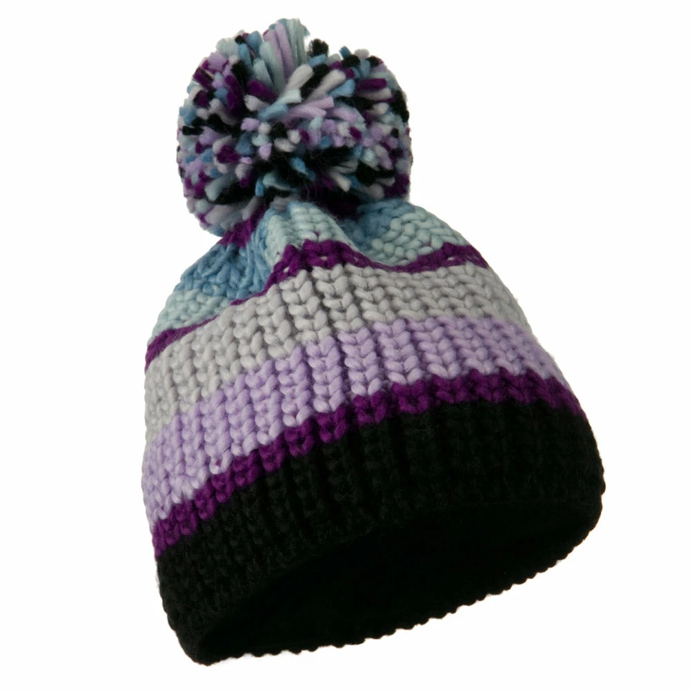 Jeanne Simmons Colorful Knitted Pom Pom Beanie Cap 16 Jeanne Simmons Colorful Knitted Pom Pom Beanie Cap - Image 14