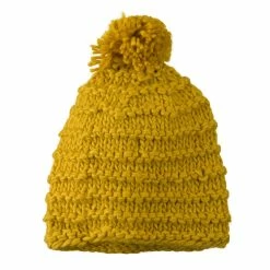 Hatiya Knit Short Beanie Hat With Pom Pom -Adams Shop kp006ps 5