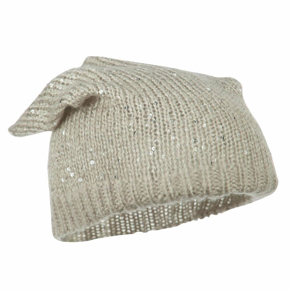 Something Special Knit Tam Beanie With Sequin 16 Something Special Knit Tam Beanie With Sequin - Image 14