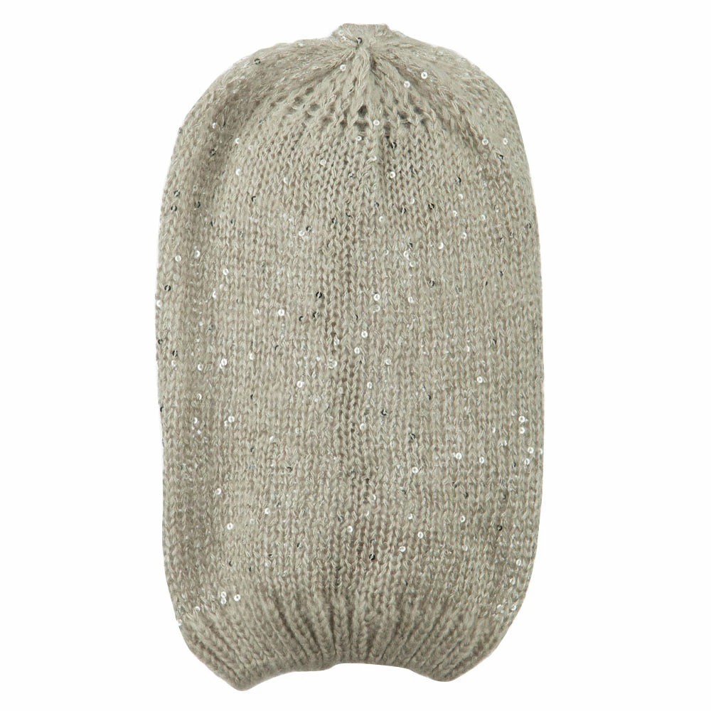Something Special Knit Tam Beanie With Sequin 17 Something Special Knit Tam Beanie With Sequin - Image 15
