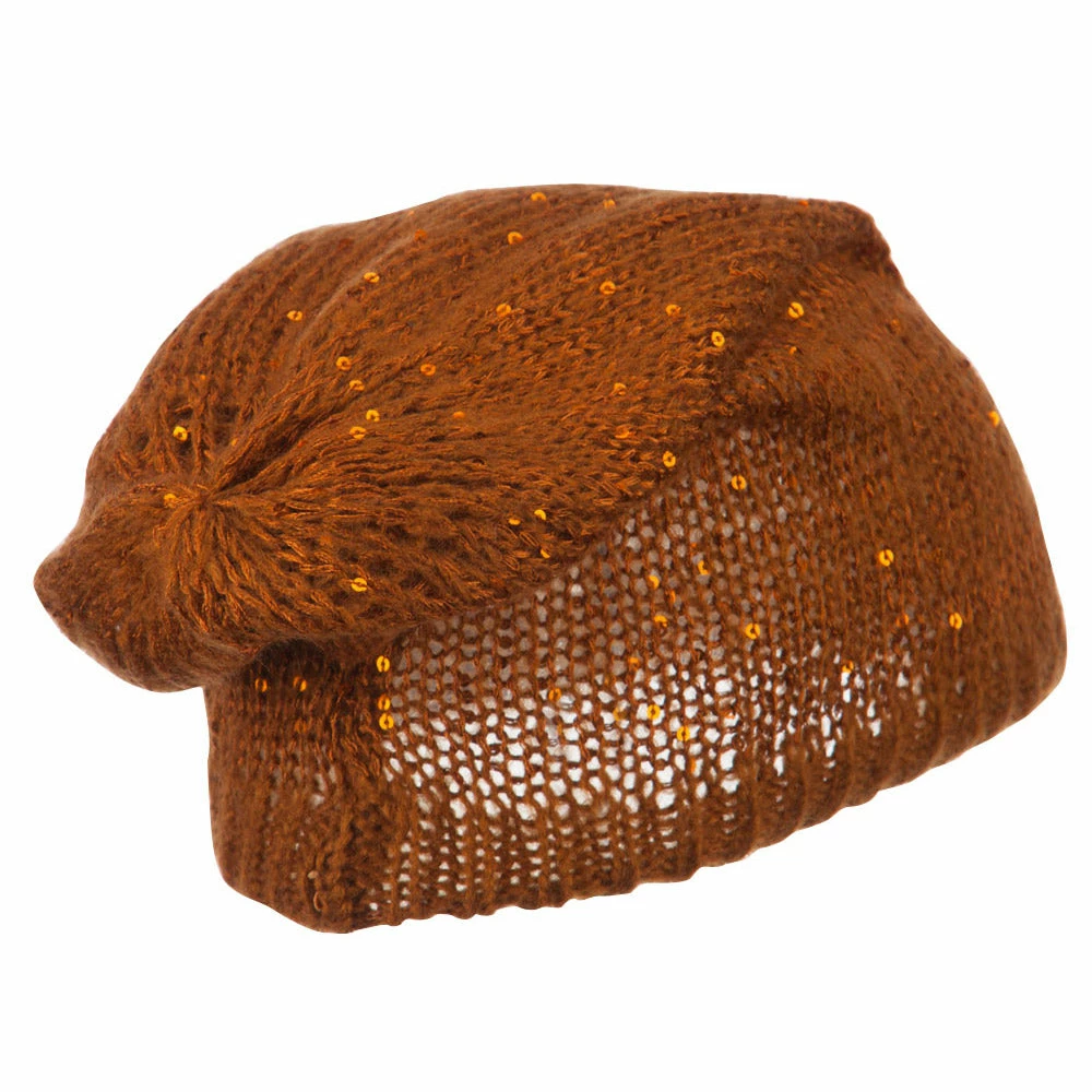 Something Special Knit Tam Beanie With Sequin 5 Something Special Knit Tam Beanie With Sequin - Image 3