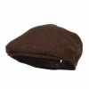 Jeanne Simmons Men's Adjustable Wool Blend Ivy Cap -Adams Shop lb001dv brown 1