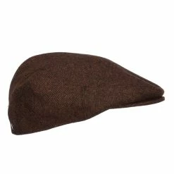 Jeanne Simmons Men's Adjustable Wool Blend Ivy Cap -Adams Shop lb001dv brown 4