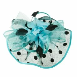 Something Special Polka Dot Sinamay Fascinator -Adams Shop lb003df ocean 3 1