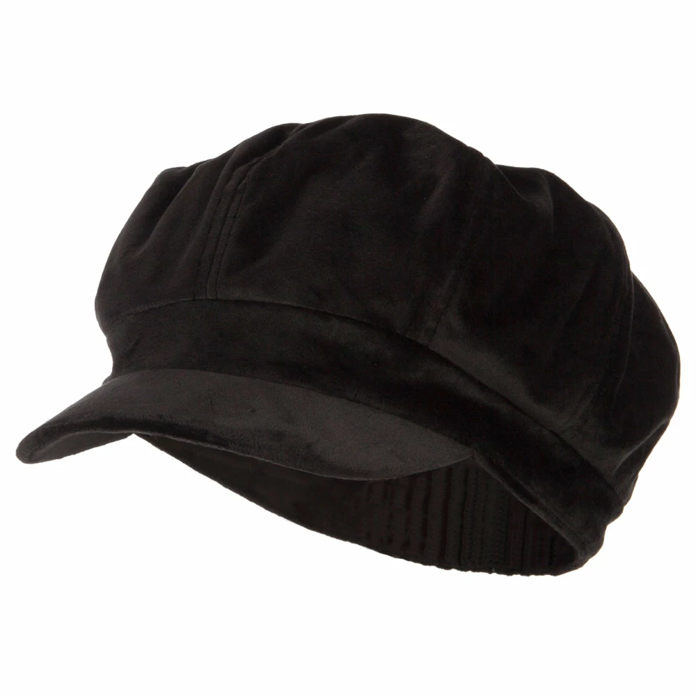 Something Special Classic Polyester Velvet Newsboy Hat 8 Something Special Classic Polyester Velvet Newsboy Hat - Image 6
