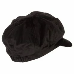 Something Special Classic Polyester Velvet Newsboy Hat 29 Something Special Classic Polyester Velvet Newsboy Hat -Adams Shop lc001nb black 3