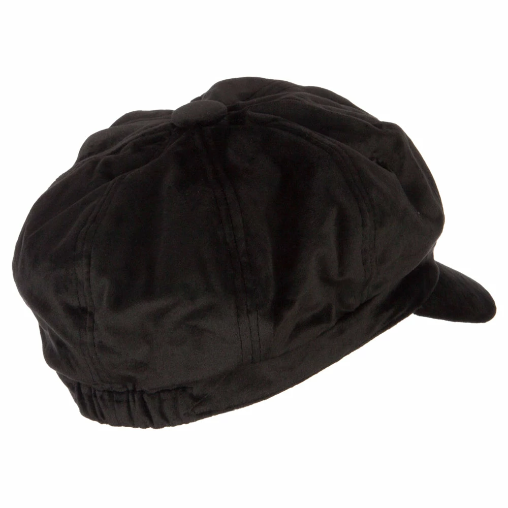 Something Special Classic Polyester Velvet Newsboy Hat 10 Something Special Classic Polyester Velvet Newsboy Hat - Image 8